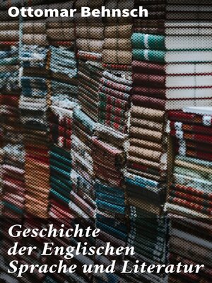 cover image of Geschichte der Englischen Sprache und Literatur